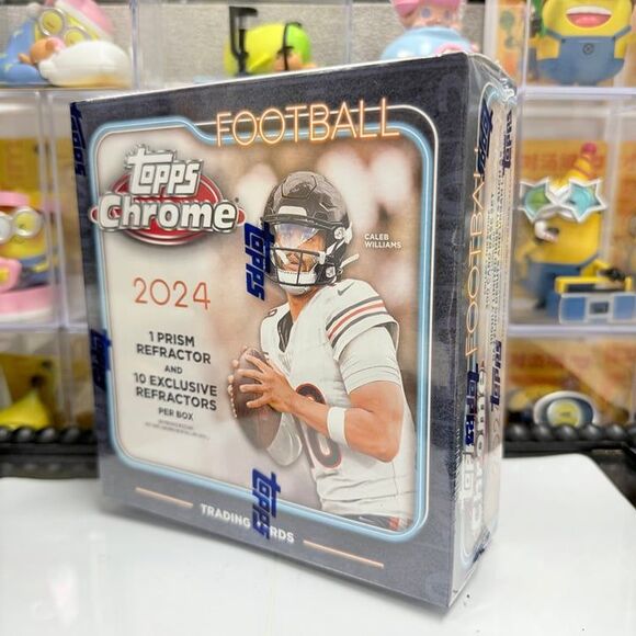 3x 2024 Topps Chrome Football MEGA Box SEALED Brand New!